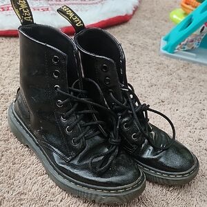 Dr. Martens Black Leather Boots